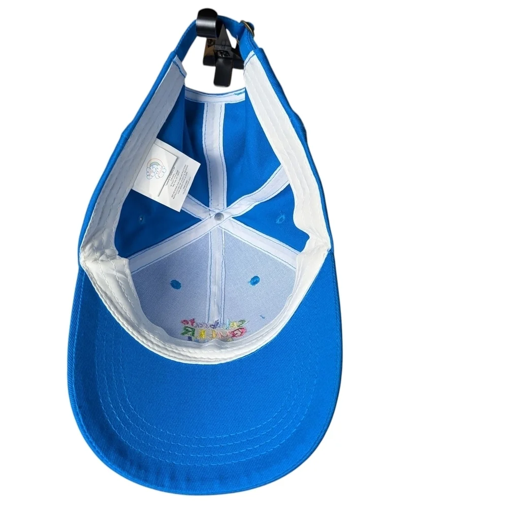 New Celebrate Queer Joy! Blue Embroidered Cap Hat Pride LGBTQ Gay Rights Ally